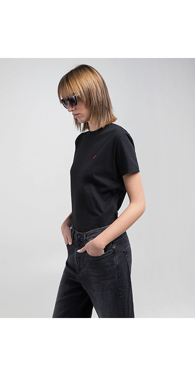 レギュラーフィットRロゴ ベーシックジャージーTシャツ 詳細画像